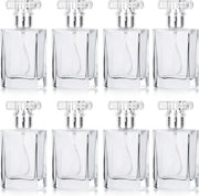 Spray per profumazione Hervulbare Flessi (8 pezzi) - Vaso in vetro trasparente - Formato da viaggio - Olii essenziali - Dopo rasatura e colonia