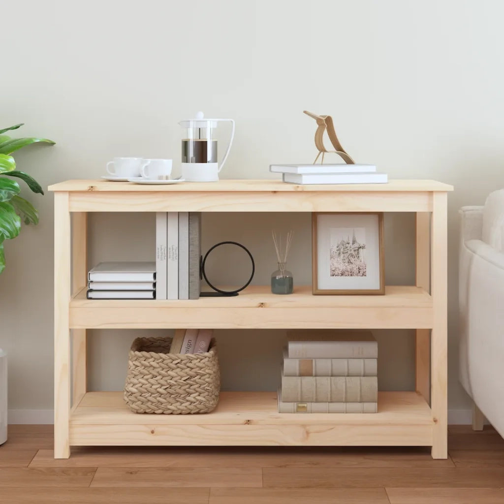 Tavolo Consolle | Tavolo d'Ingresso 110x40x74 cm in Legno Massello di Pino
