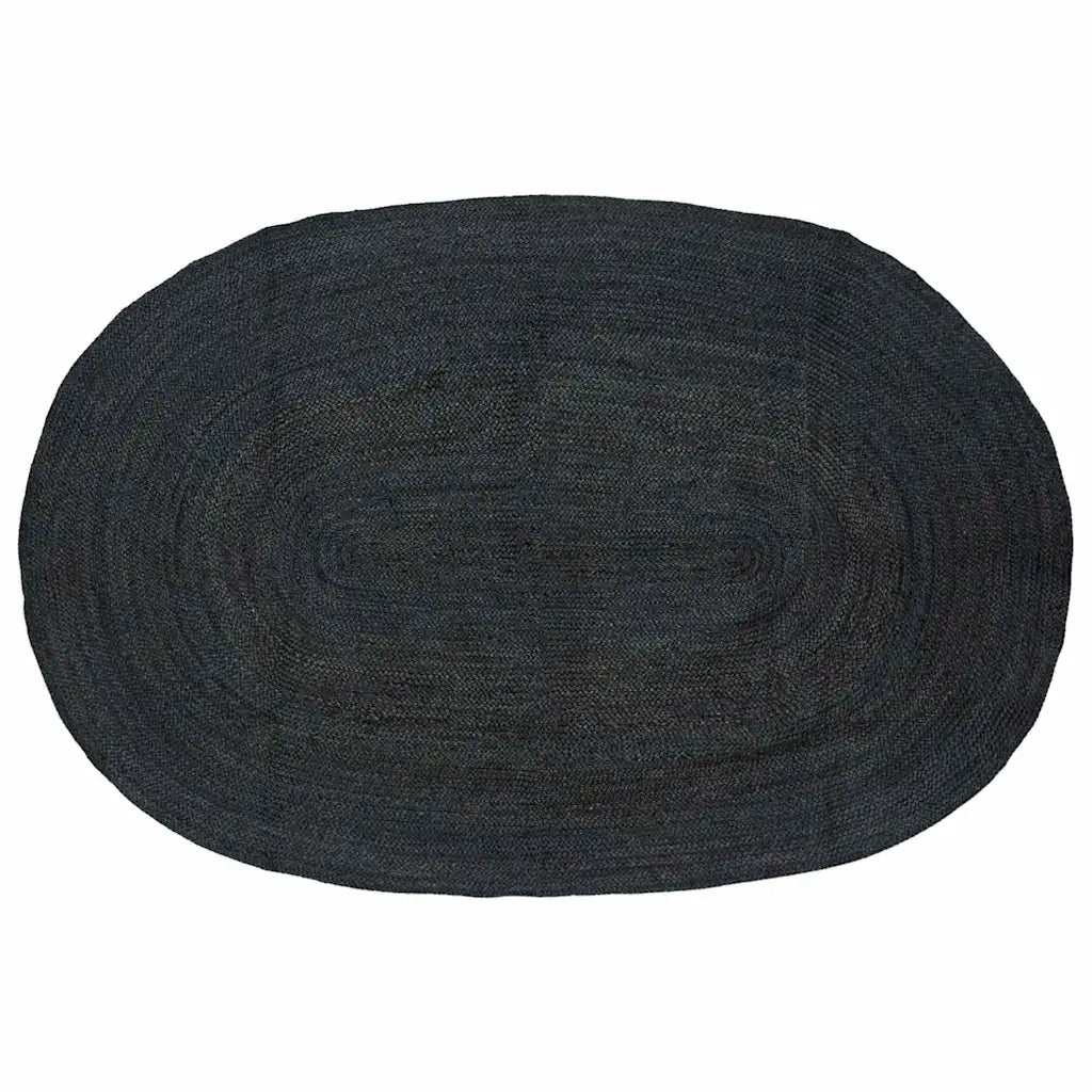 Tappeti per area Grigio Scuro 152 x 245 cm Juta