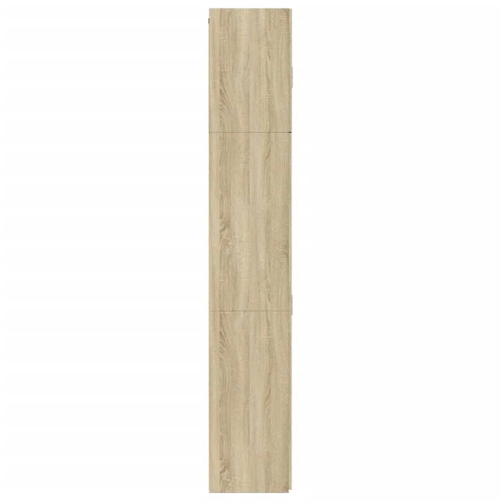 Credenza cassettiera cassettiera mobile contenitore organizer cucina soggiorno soggiorno alto Sonoma 80 x 42,5 x 249 cm derivati ​​del legno marrone 02_0034211