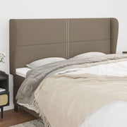 Testiera ad Orecchio Tortora 183x23x118/128 cm in Tessutocod mxl 97668