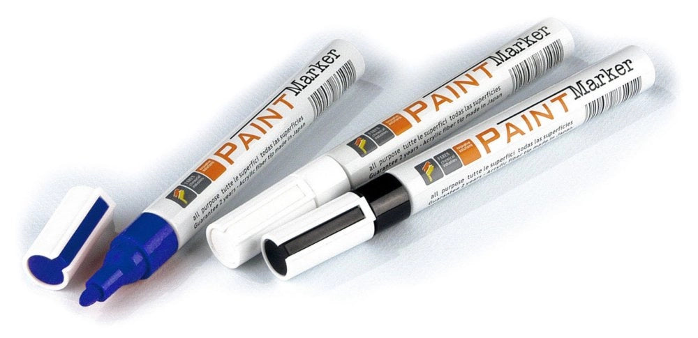 12pz pennarello paint marker blu cod:ferx.57706