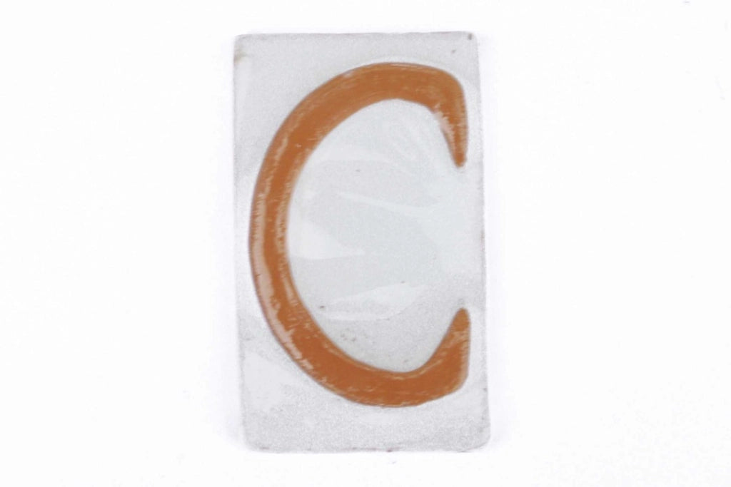 Lettera Numero Civico In Terracotta C Cm 5 Altezza 8 Set 5 Pezzi - Masidef