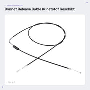 Capotere motore compatibile con Punto MK2/MK2B - 46524762 - Nero - Qualità alta - Facile da installare - affidabile - Regolazione capotere