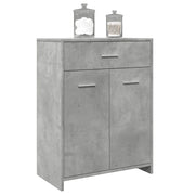 Mobile da Bagno Grigio Cemento 60x33x80 cm in Legno tecnico