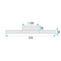 Lampada Da Soffitto Lhj075-c Black/white Led