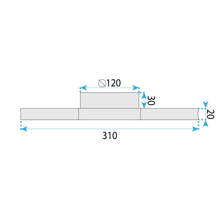 Lampada Da Soffitto Lhj075-c Black/white Led