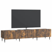 Mobile TV | Armadietto TV | Mobile Porta TV Rovere Fumo 147 x 34,5 x 32 cm Legno ingegnerizzato