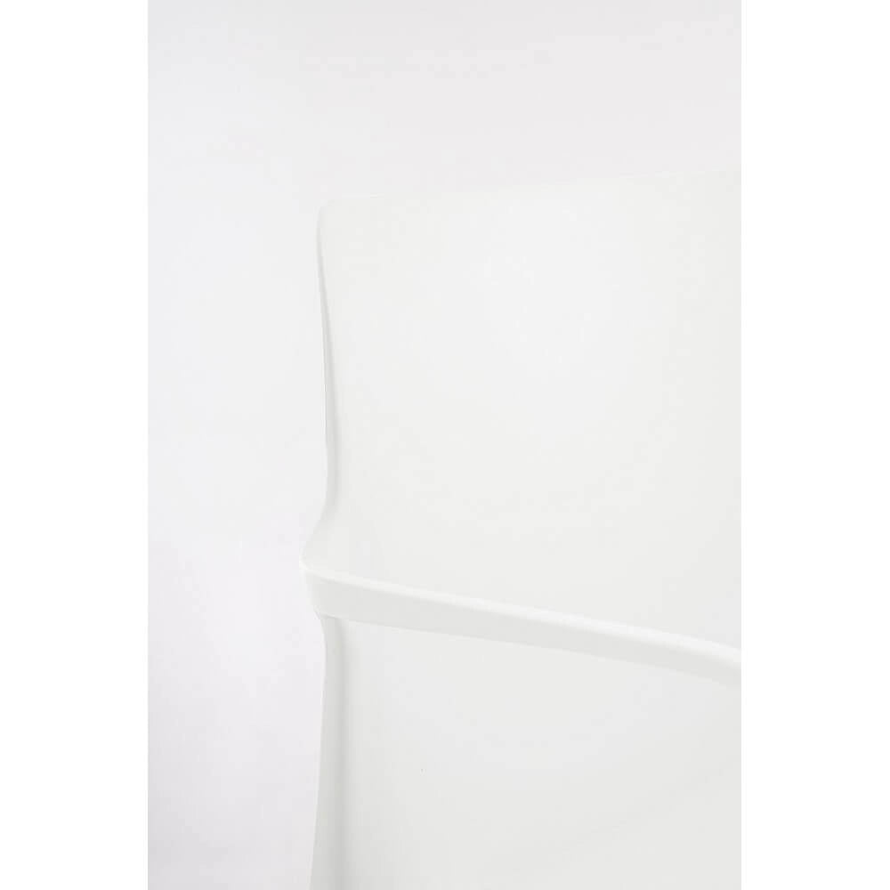 Set di 4 Sedie da Esterno con Braccioli in Polipropilene Impilabili - CHLORIS