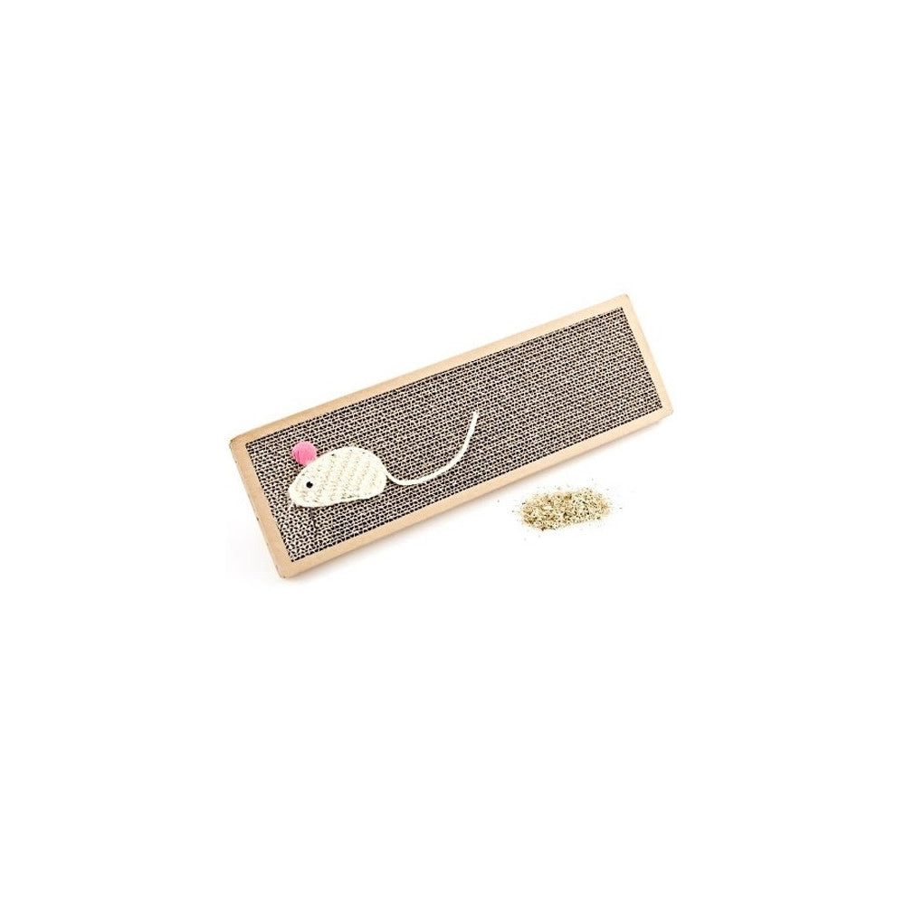 Trade Shop - Tiragraffi Per Gatto Supporto Unghie Gatti 38 X 12,5 Cm Tira Graffi Con Menta -