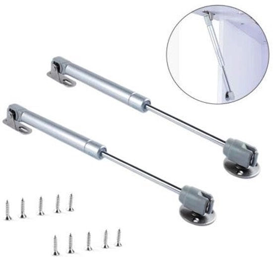 Gasveer 40N per porte di armadio - Gasveer per porte di armadio - Gasveren - Gasdrukveer - Costruzione robusta - Adatto per porte di armadio - Maniglia di sollevamento