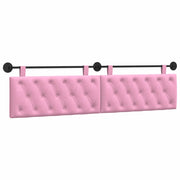 Testiera | Testata sospesa Rosa Tessuto