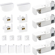 Kit di sostegno per tende a rullo senza foratura, set di 18 pezzi, compatibile con zonari a doppia imbottitura e tende a rullo a pieghe.