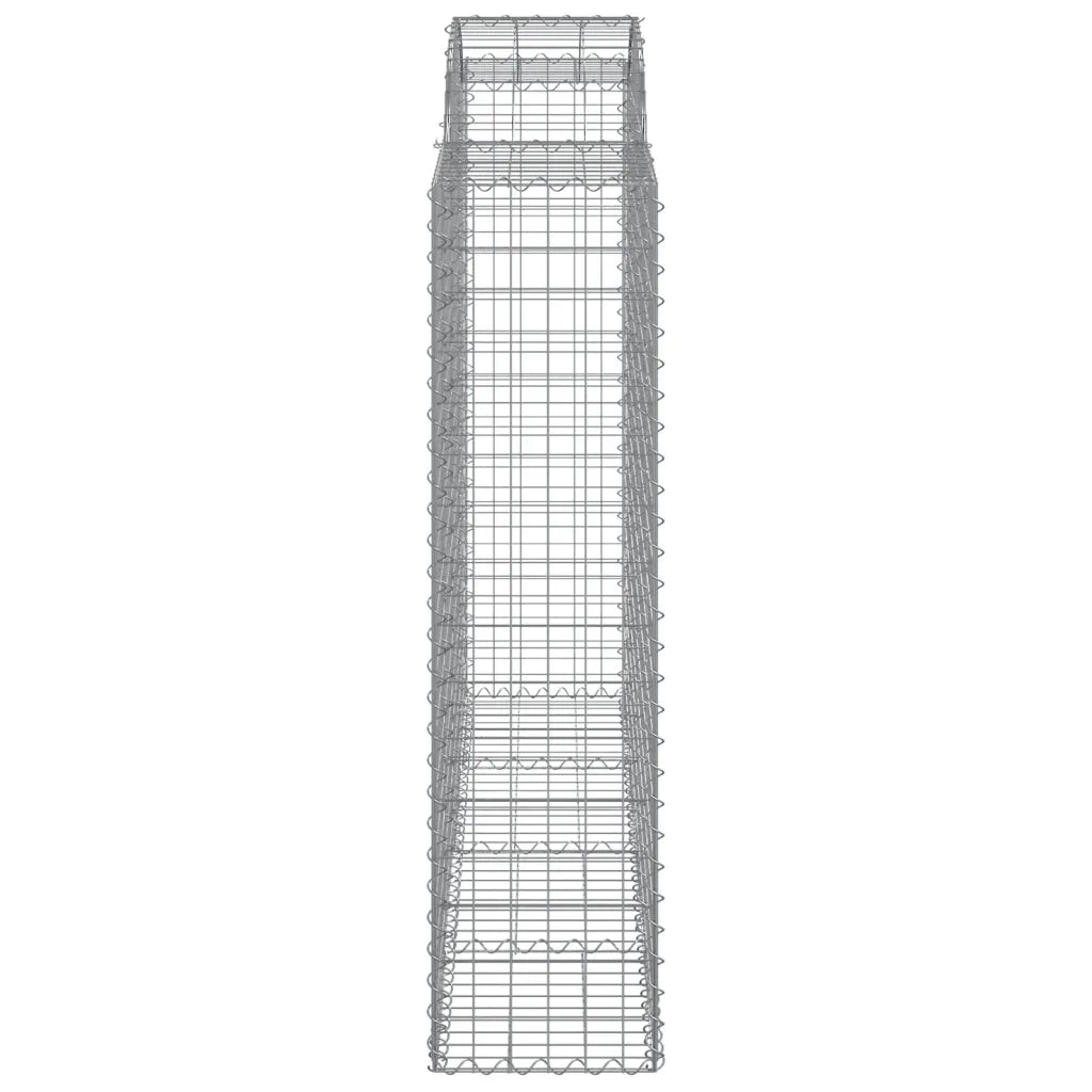 Cesti Gabbioni ad Arco 20 pz 200x50x160/180 cm Ferro Zincato