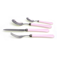 Servizio Set di Posate 24 Pezzi in Acciaio Inox Rivadossi Sandro Giulietta Rosa