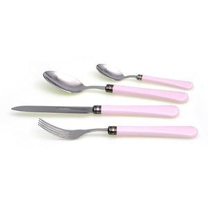 Servizio Set di Posate 24 Pezzi in Acciaio Inox Rivadossi Sandro Giulietta Rosa