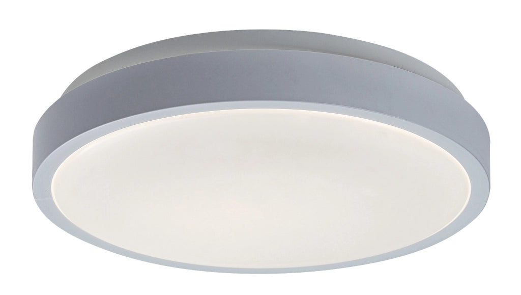 Plafoniera bagno tonda Ø25 bianca IP44 LED 18W Samira