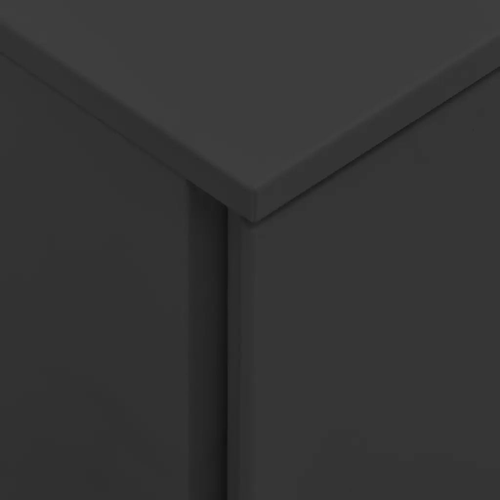 Schedario Mobile Antracite 39x45x60 cm in Acciaio CFW8579289