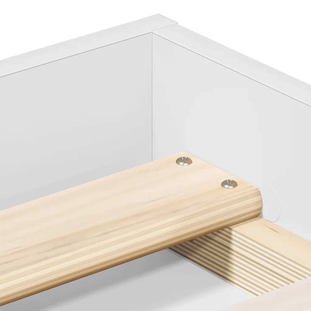 Letto matrimoniale | Letto per adulti | Giroletto Bianco 160x200 cm