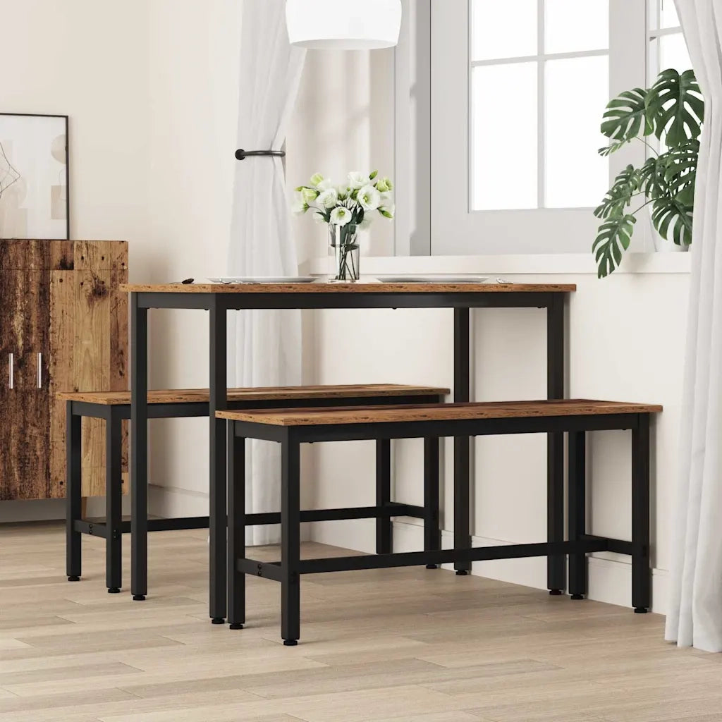 Panchina da pranzo Legno vecchio 100 x 32,5 x 48,5 cm CFW6743798