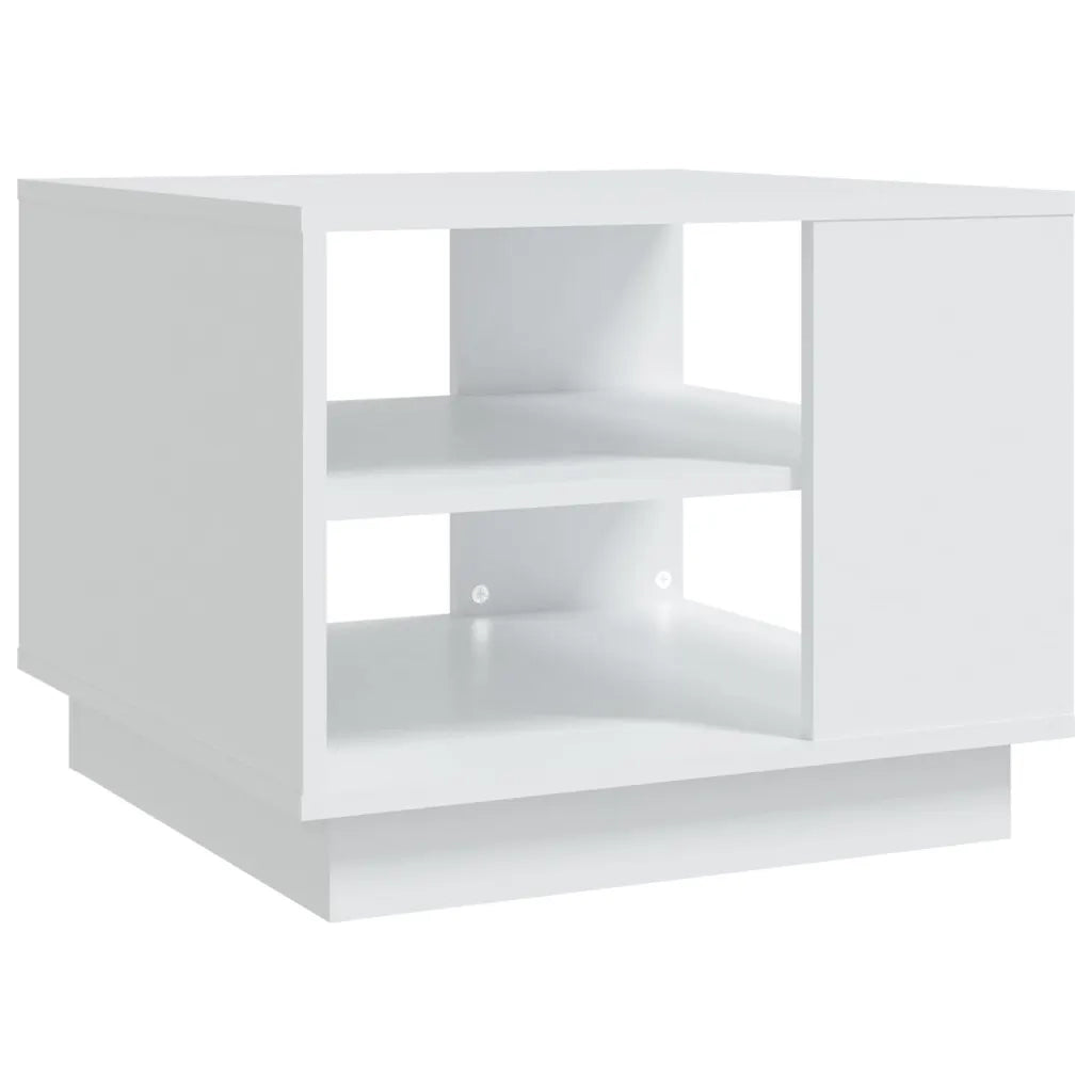 Tavolino da salotto | Tavolino da caff¨¨ | Tavolino da Soggiorno Bianco 55x55x43 cm in Truciolato