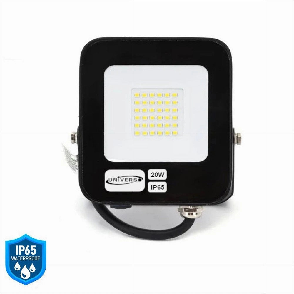 Trade Shop - Faro Led Ultra Slim 20 W Esterno Ip65 Orientabile Luce 6500k 3000k 4000k Jr-20w -