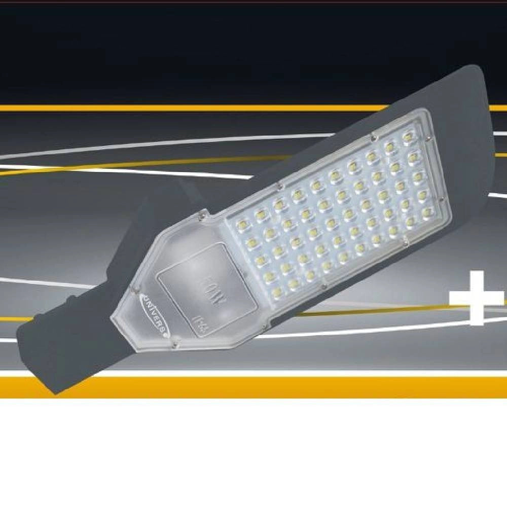 Trade Shop - Lampione Stradale Led 50 W Lampada Luce Fredda 6500k Ip65 Faro Giardino F50w-gf8 -
