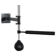 Speed Bag da Boxe Regolabile ¨C zephmum ¨C Acciaio e PU, Nero, 79x72x20 cm