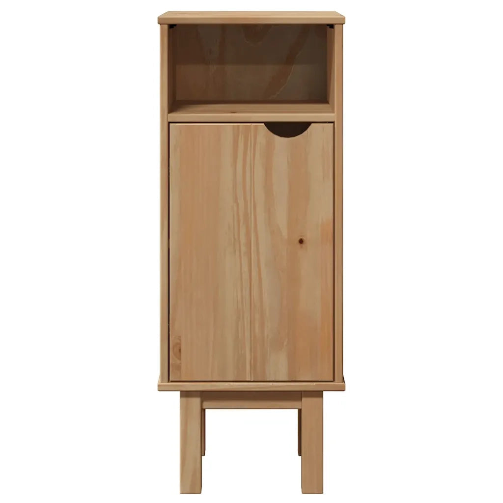 vidaXL Set Mobili da Bagno 3 pz OTTA in Legno Massello di Pino