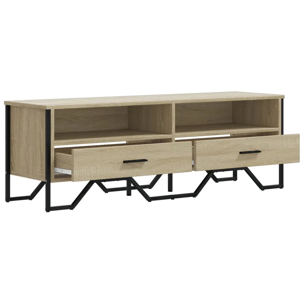 vidaXL Mobile TV Rovere Sonoma 122x34x41 cm in Legno Multistrato