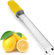 Zester di acciaio inossidabile premium antiscivolo robusto e resistente al lavastoviglie, giallo