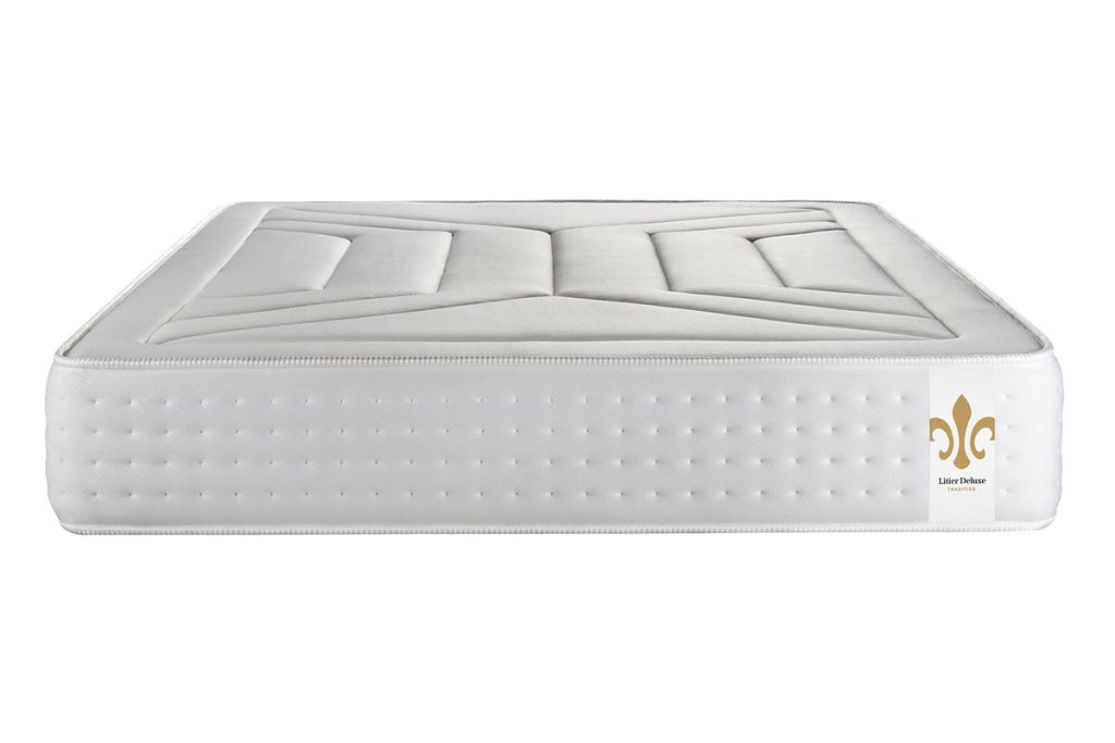 Materasso 140x190 cm Molle insacchettate e Memory foam - Vingt-Quatre