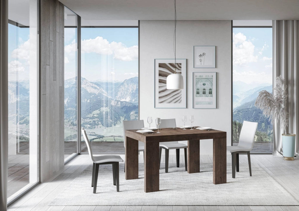 Tavolo Allungabile 120/224x90x77 cm Roxell Noce