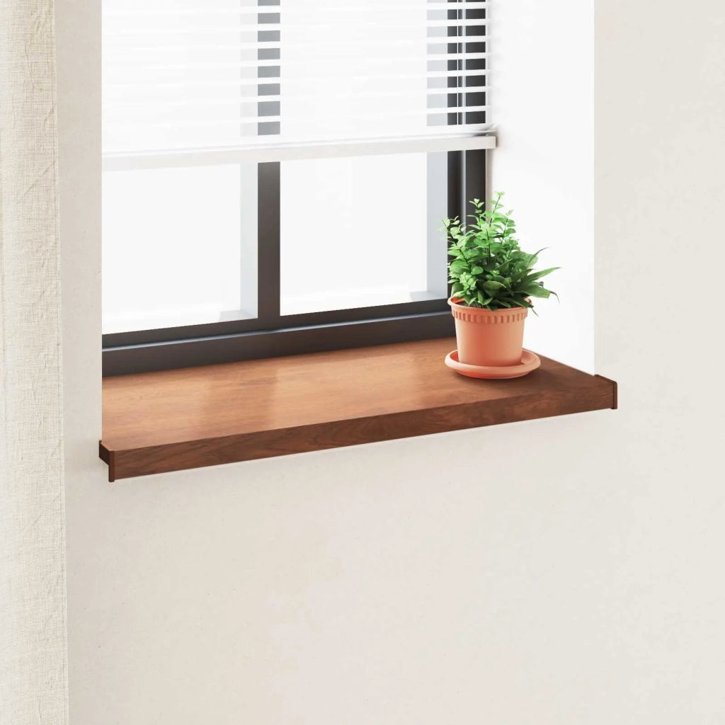 Soglia della Finestra Legno Marrone 60 x 45 x 4,5 cm PVC CFW8763599