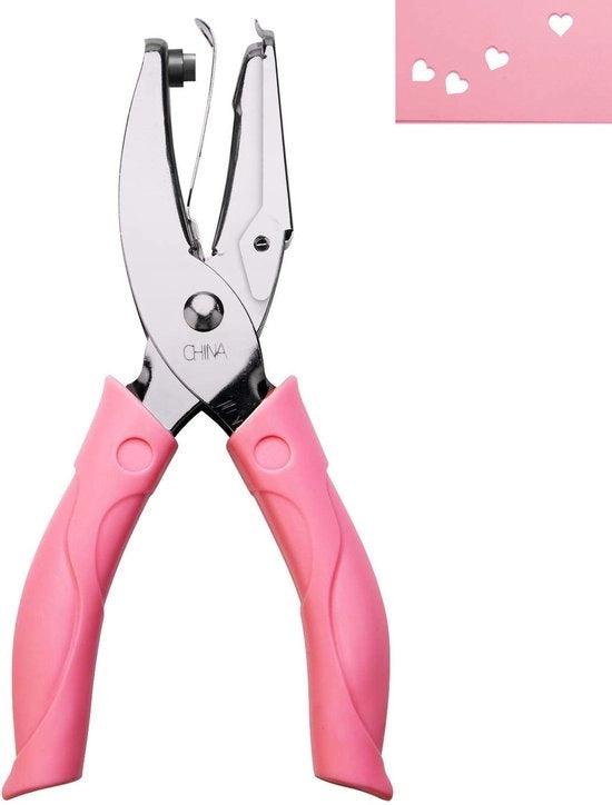 Manubrio a forma di cuore 5,5 mm - Manubrio in rosso - Portatile - Duraturo - Metallo/Plastica - Grip comodo - Pomo
