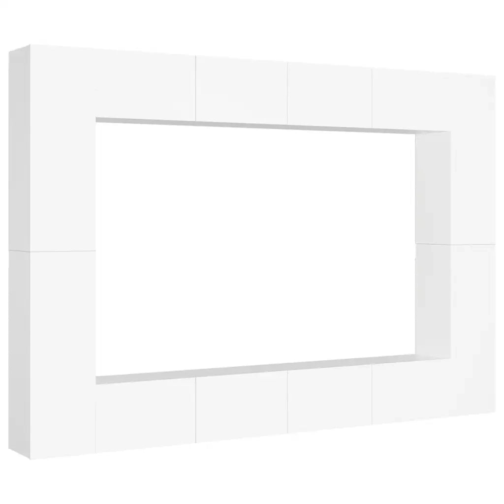 Set Mobile TV 8 pz Bianco in Truciolato cod mxl 22663