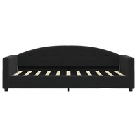 Letto da Giorno Nero 80x200 cm in Velluto 354133