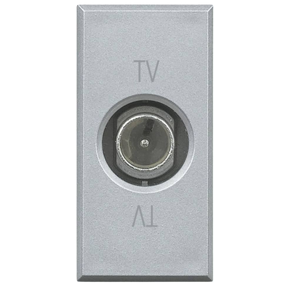 Presa coassiale bticino axolute hc4202d per impianti tv e sat