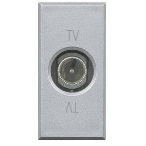 Presa coassiale bticino axolute hc4202d per impianti tv e sat