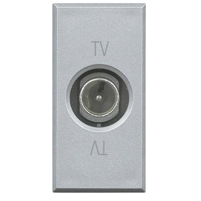 Presa coassiale bticino axolute hc4202d per impianti tv e sat