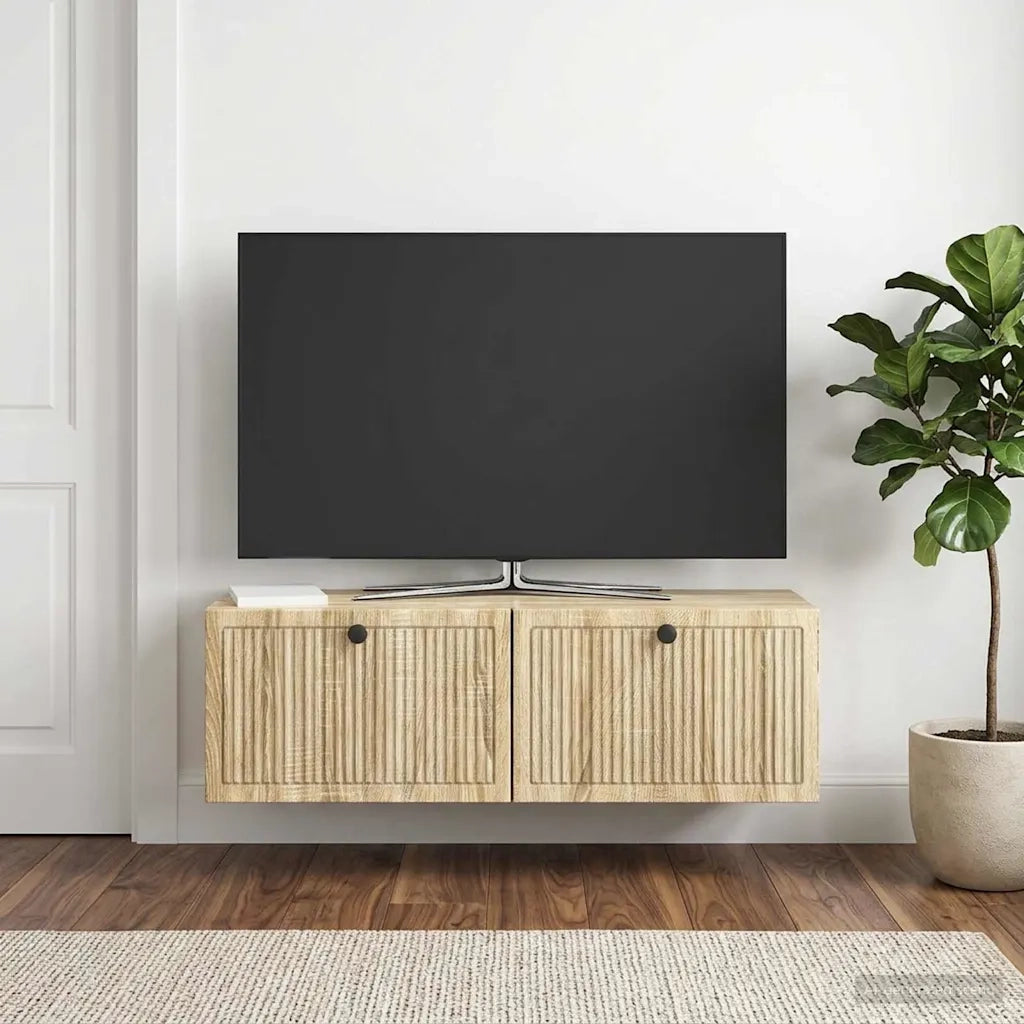 Mobile Porta TV da Muro Rovere Sonoma 98 x 31 x 30 cm 898047