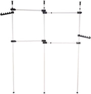 Stand per abbigliamento con capacità di carico 60 kg - Regolabile - Ripiegabile - Regolabile altezza/larghezza - Design innovativo - Facile da montare
