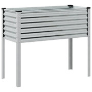 Fioriera | Cassetta per fiori | Vaso da giardino 100x45x90 cm in acciaio zincato