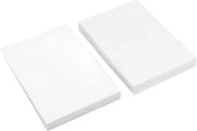 100 pezzi di carta cardstock 4x6 bianca carta vuota per flashcard - libro di progetti DIY - timbro a gomma per carta - arti e craft.