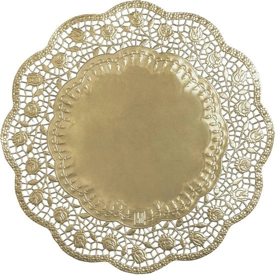 Torta rotonda decorativa - diverse misure - decorazione estetica per torte - oro/argento - 100 pezzi - Made in Germany
