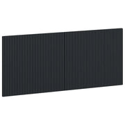 Testiera da Muro ARNHEM Nero Legno ingegnerizzato 896746