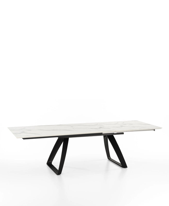 Barret - Tavolo Allungabile (170/270 x 90 cm) in HPL su MDF Nero