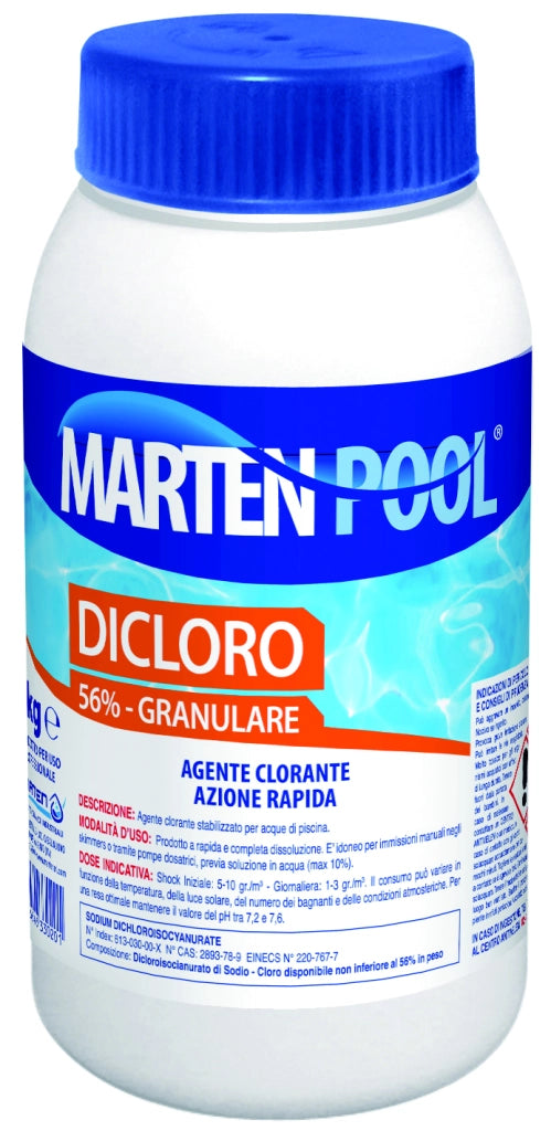DICLORO GRANULARE  kg. 1 12.00 pz