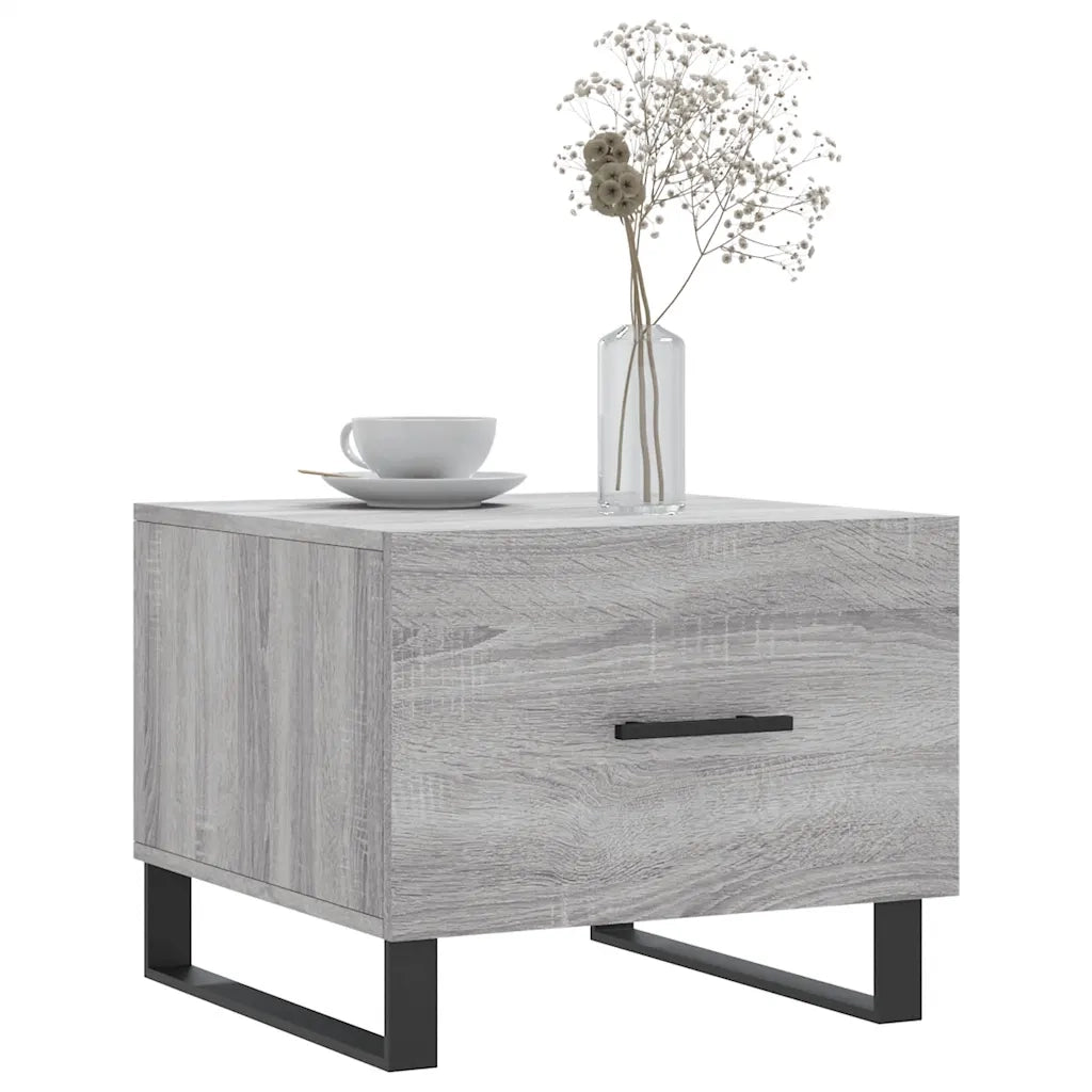 Tavolino da salotto | Tavolino da caff¨¨ | Tavolino da Soggiorno Grigio Sonoma 50x50x40 cm Legno Multistrato