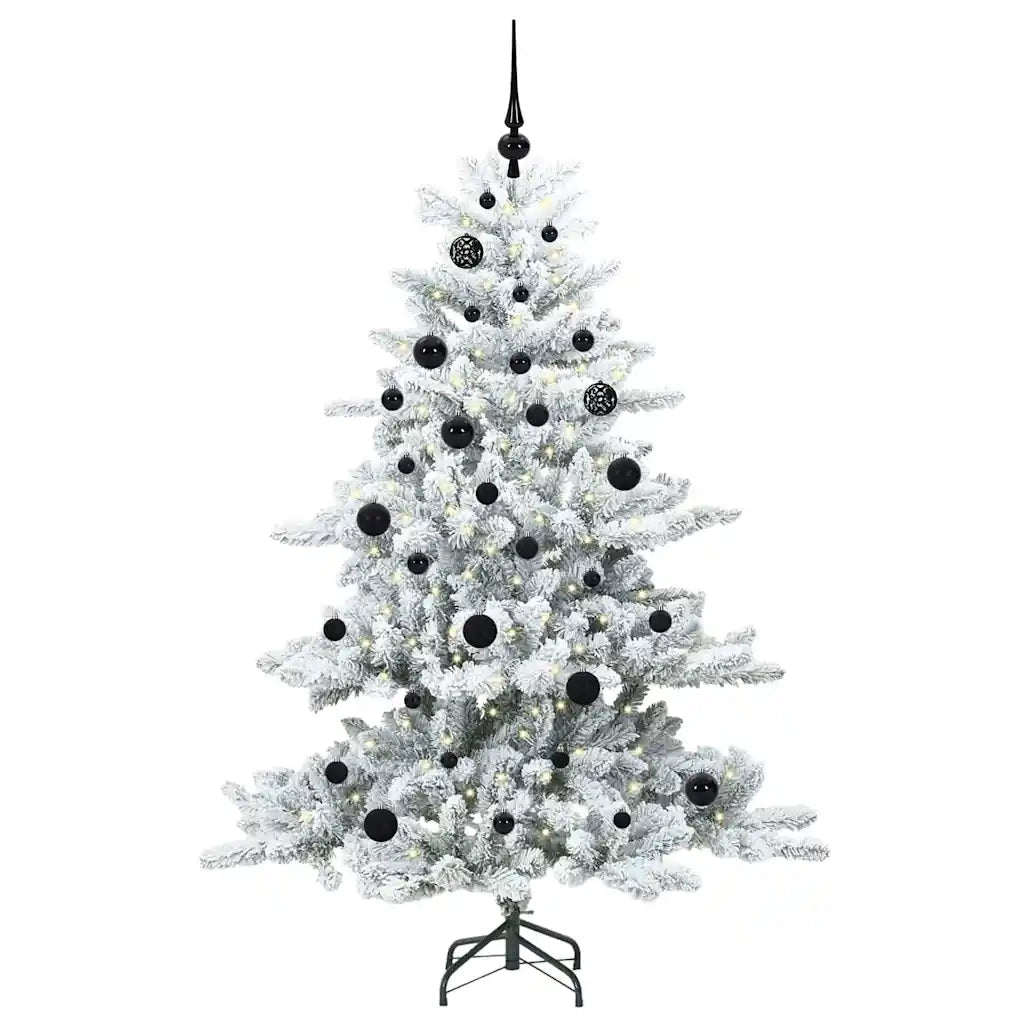 Albero di Natale | Decorazioni natalizie Artificiale con Rami Pieghevoli Bianco 150 cm